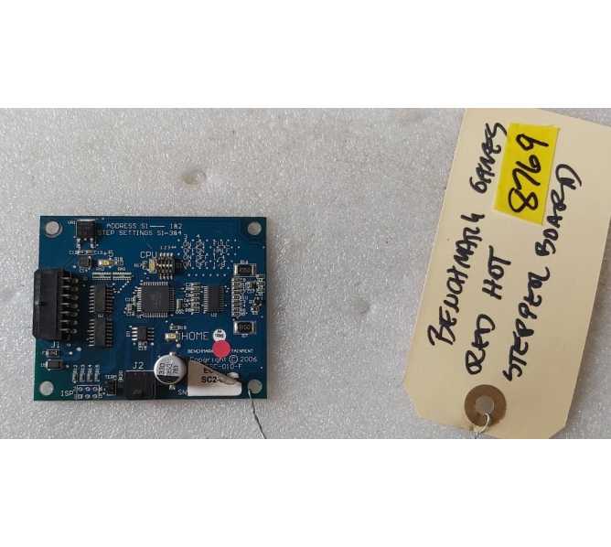 BENCHMARK RED HOT Ticket Redemption Arcade Game STEPPER Board #SSC-010-F (8769)