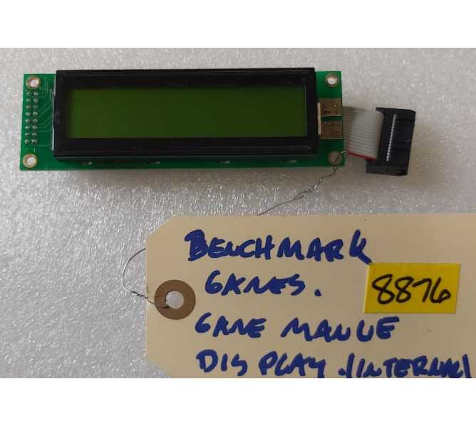 BENCHMARK Redemption Arcade Game DISPLAY Board #LCM-SS2A20 (8876) 