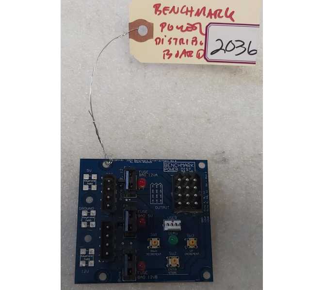BENCHMARK Redemption Arcade Game POWER DISTRIBUTION Board #2036