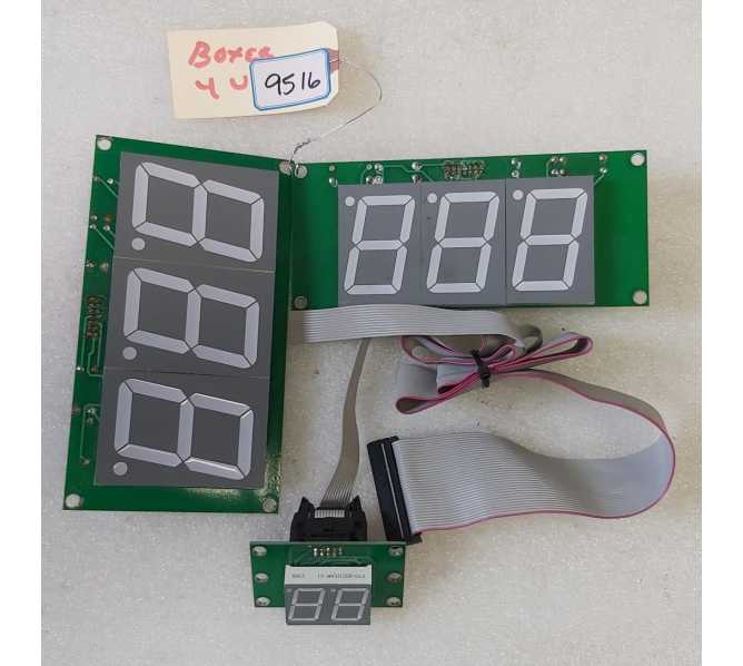 BOXER Arcade Game DISPLAY Boards #9516  