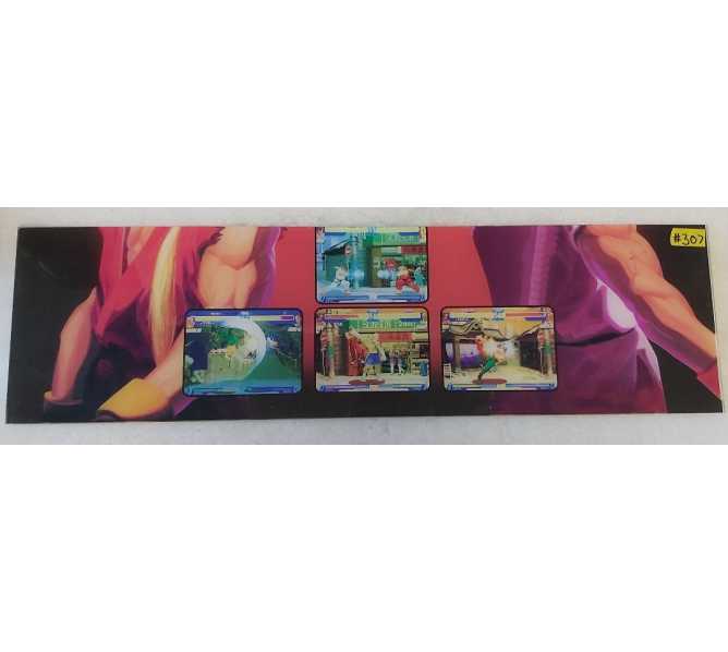 CAPCOM STREET FIGHTER Arcade Game Overhead Marquee PLEXIGLASS Header (307) 
