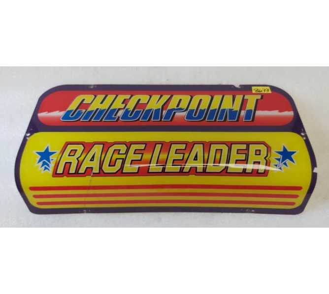 CHECKPOINT Arcade Game RACE LEADER PLASTIC #8633 