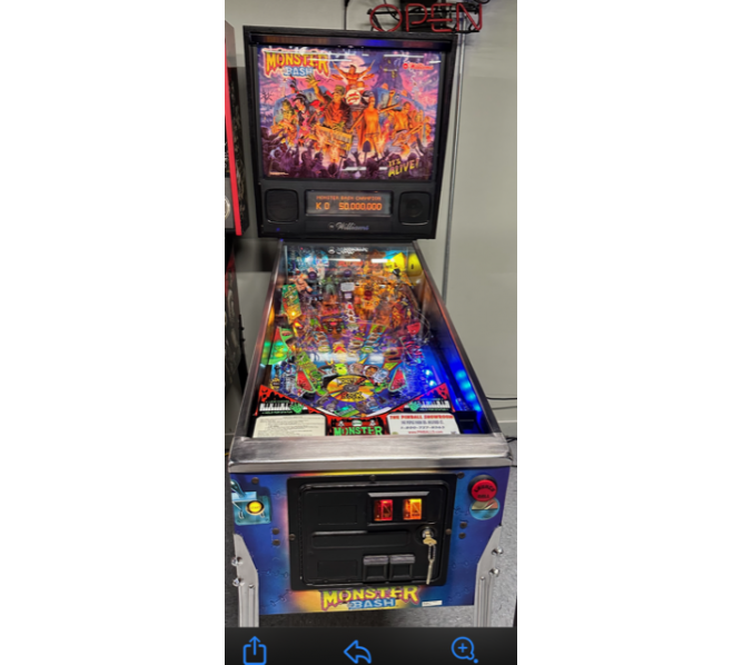 CHICAGO GAMING MONSTER BASH CLASSIC Pinball Game Machine for sale  