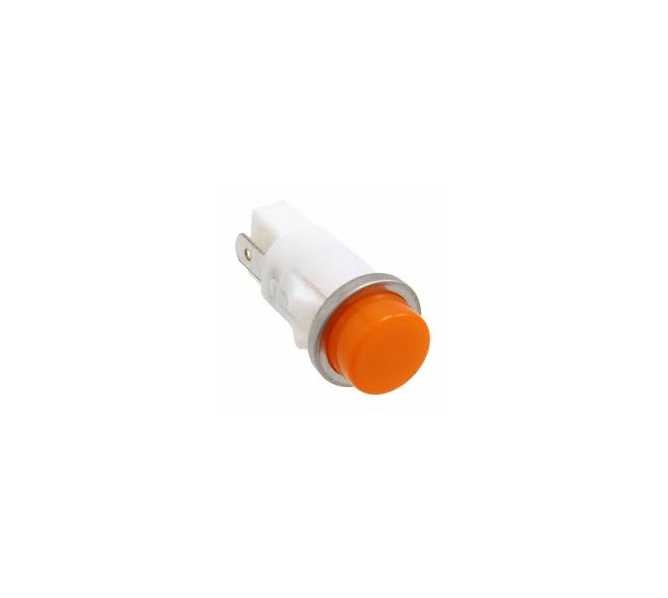 CML SERIES NON-RELAMPABLE NEON - INCANDESCENT Indicator Pilot Light - AMBER 12V #1090QC3 (5453) - Lot of 10 BULBS 