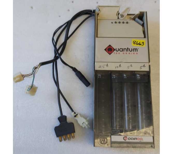 COINCO QUANTUM 700 Series USD-712 Coin Mech Acceptor Changer (8663) 