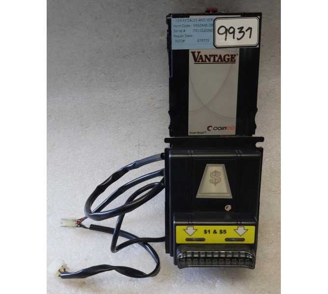 COINCO VANTAGE #VX63B45U802 DBA Bill Acceptor (9937)