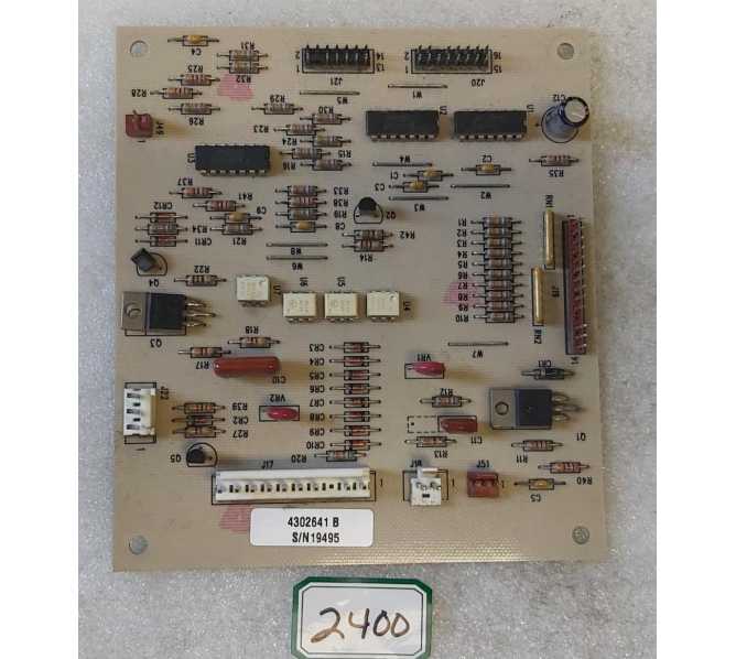 CRANE NATIONAL 430 Cold Food Vending Machine INTERFACE Board #4302641B (2400)
