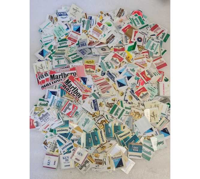 CRANE NATIONAL VENDORS 222, 801 & Earlier Models Vending Machine CIGARETTE BRAND LABELS #9150