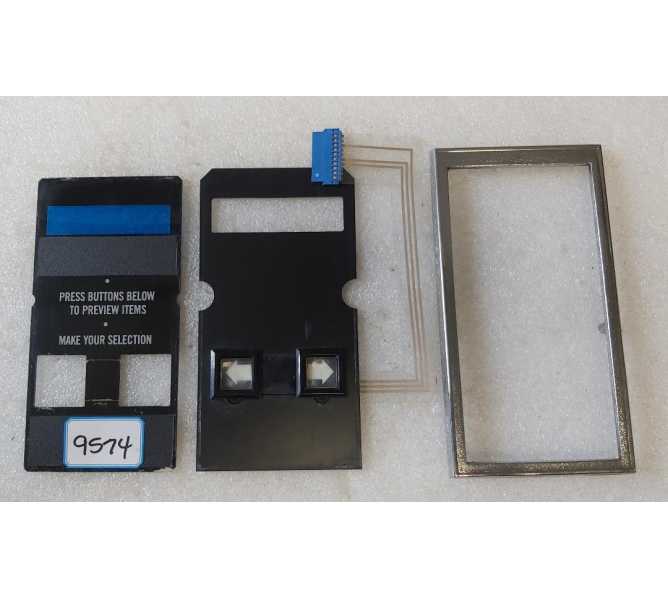 CRANE NATIONAL VENDORS 430 COLD FOOD Vending Machine ARROW KEY PAD & BEZEL #9574 