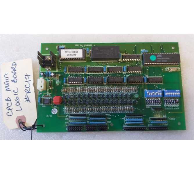 CROMPTON'S ROYAL CASINO Coin Pusher Arcade Main Logic Board - #NEW1CER9 (RC17) 