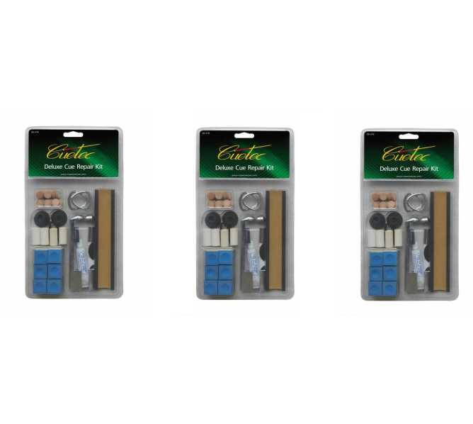 CUETEC Deluxe Billiard Pool Table Billiard Cue Stick Tip Accessory RepairMaintenance Kit 