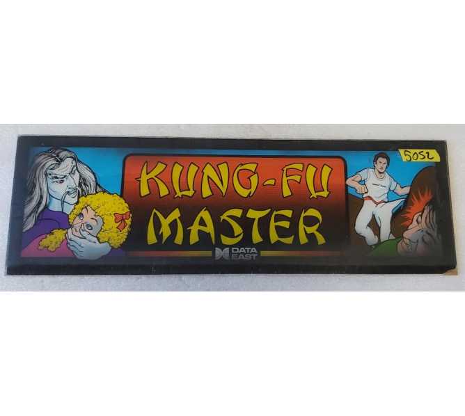 DATA EAST KUNG FU MASTER Arcade Game PLEXIGLASS Header (5052) 