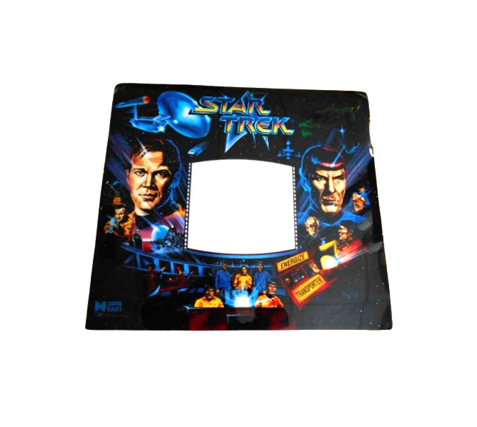 DATA EAST STAR TREK Pinball Machine Translite Backbox Artwork (2556)