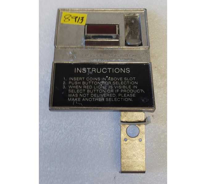 DIXIE NARCO EARLY 360 368 501 METAL COIN INSERT RETURN BEZEL #8913