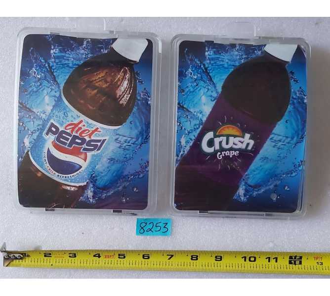 DIXIE NARCO HVV PEPSI LARGE PRODUCT SELECTION BUTTON #80181401 (8253) 