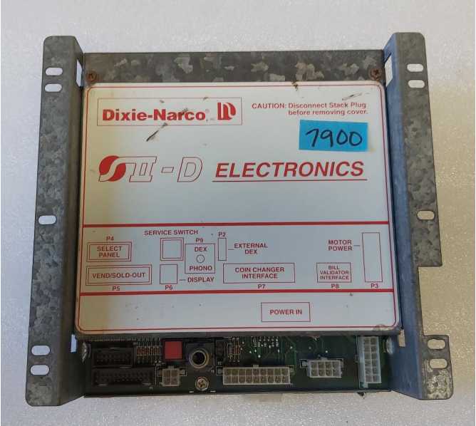 DIXIE NARCO SII-D Vending Machine MAIN CONTROL Board #804-911-630-01 (7900)