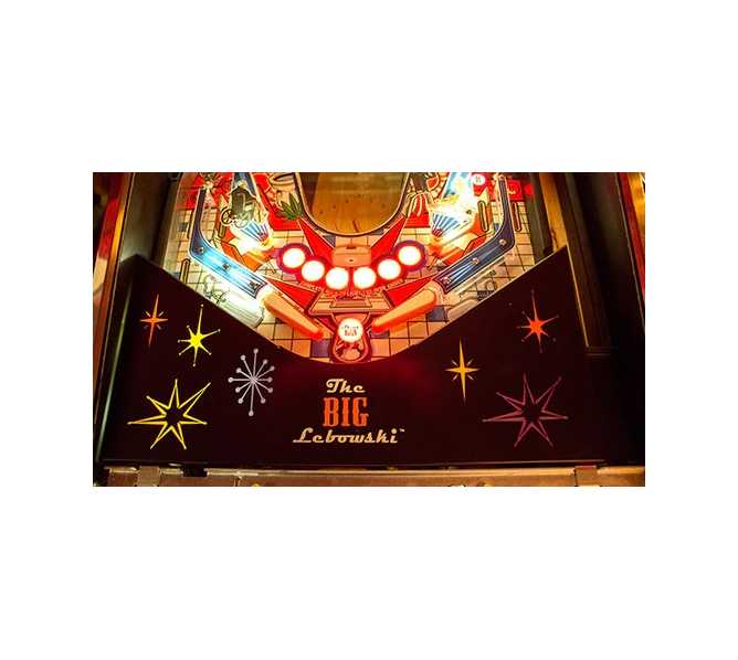 DUTCH PINBALL THE BIG LEBOWSKI Pinball STARRY LIT APRON #26-04-20204 (8645) 