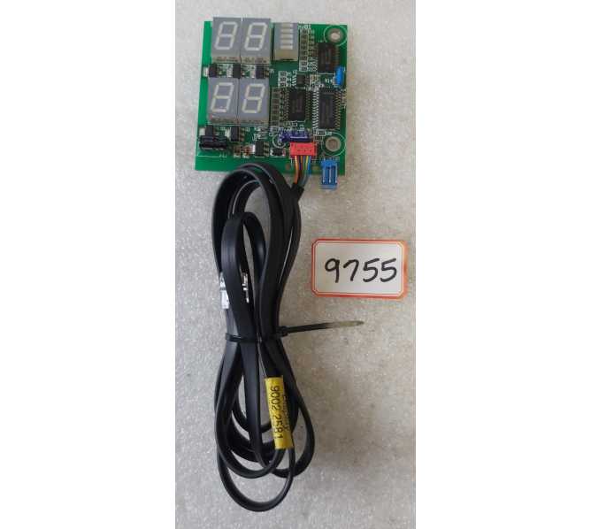 ELAUT CRANE Arcade Game DISPLAY Board #9002-2581 (9755)