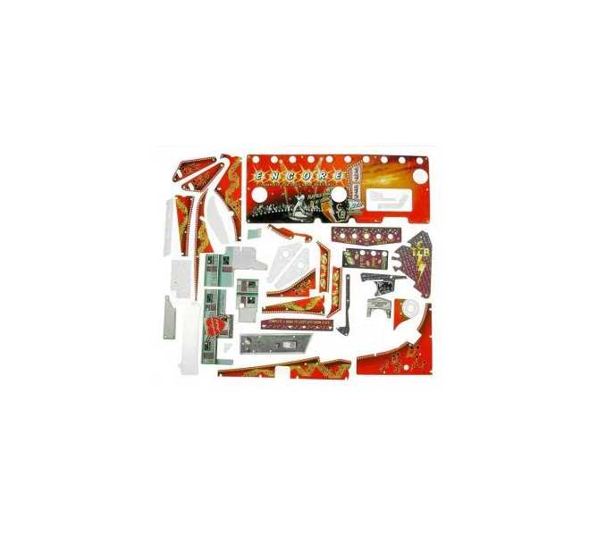 ELVIS Pinball Machine Game Complete Plastic Set by Stern #803-5000-84