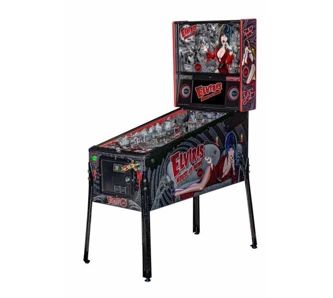 STERN ELVIRA'S HOUSE OF HORRORS BLOOD RED KISS EDITION Pinball Machine