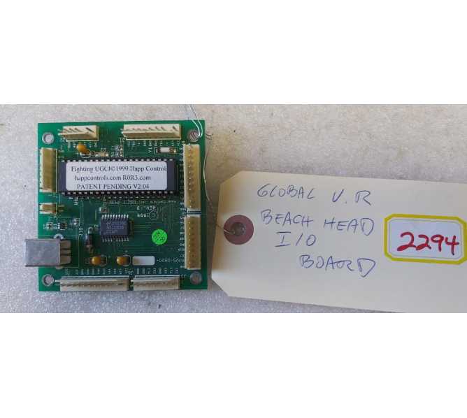 GLOBAL VR BEACHHEAD Arcade Game IO Board (2294)