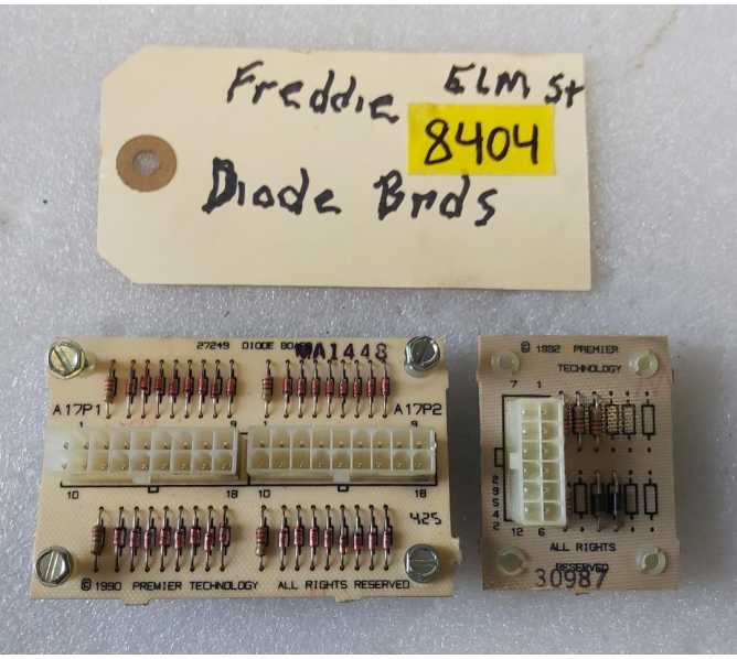 GOTTLIEB FREDDY A NIGHTMARE ON ELM STREET Pinball DIODE Board Lot #8404