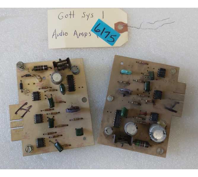 GOTTLIEB SYSTEM 1 Pinball AUDIO AMP Board #6175 