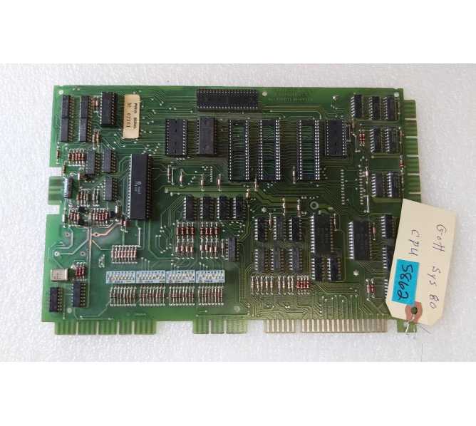  GOTTLIEB SYSTEM 80 Pinball CPU Board #5862  