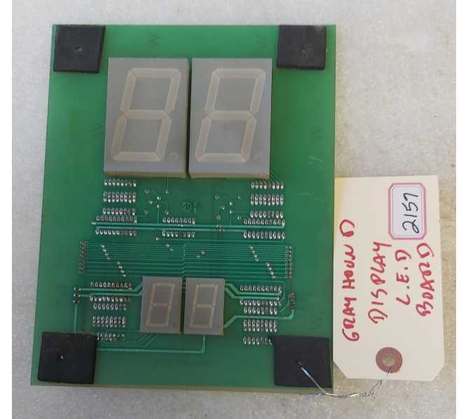GRAYHOUND ELECTRONICS CRANE Arcade Game LED DISPLAY Board #2157 