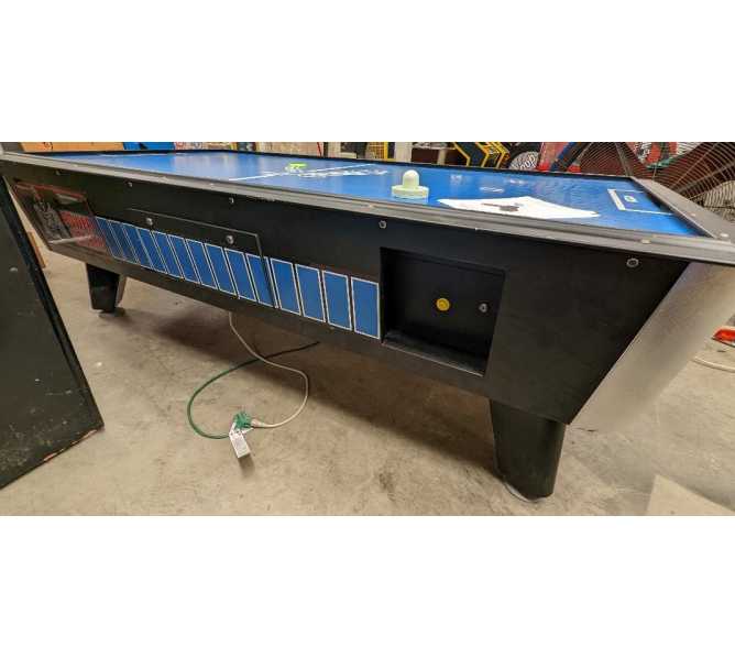 GREAT AMERICAN FACE OFF 8' Air Hockey Home Table with Side Mount Electronic Scoring  