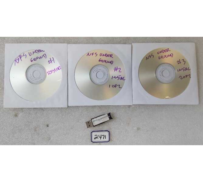Global VR NEED FOR SPEED UNDERGROUND Disk Set & Dongle (2471) 