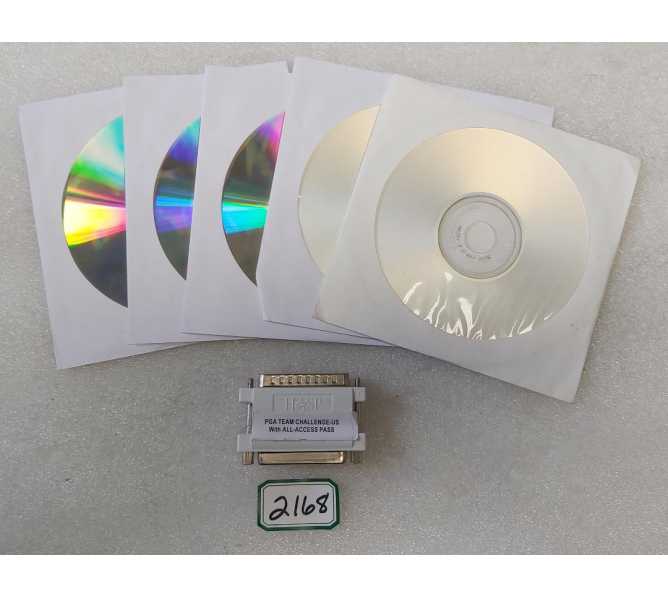 Global VR PGA Golf Team Challenge with All-Access Pass System Restore Disk Set & Dongle (2168) 