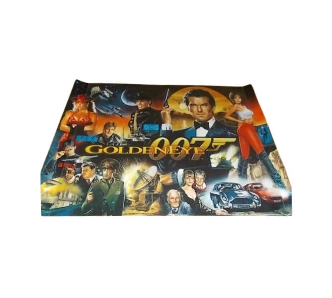 SEGA STERN GOLDENEYE 007 Pinball Machine Translite Backbox Artwork (2499) 