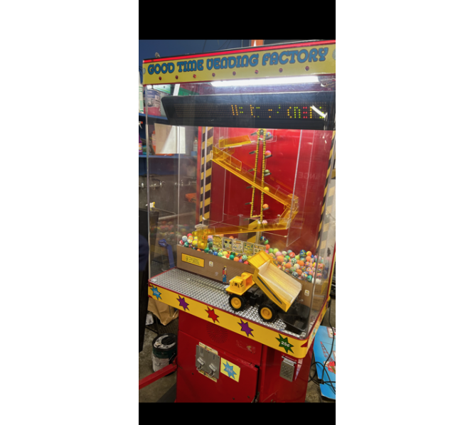 GOOD TIME VENDING FACTORY DUMP TRUCK Redemption Arcade Game for sale