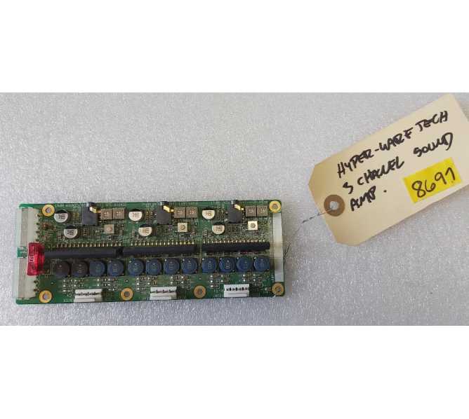 HYPERWARE TECH Arcade Game 3 CHANNEL SOUND AMP Board #991-0105-01 (8697)