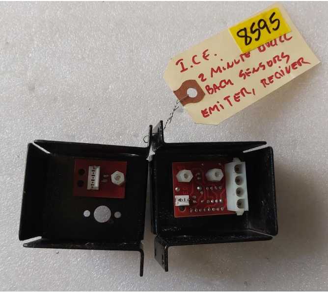 ICE 2 MINUTE DRILL Arcade Game BACK EMITTER & RECEIVER SENSORS #8595 