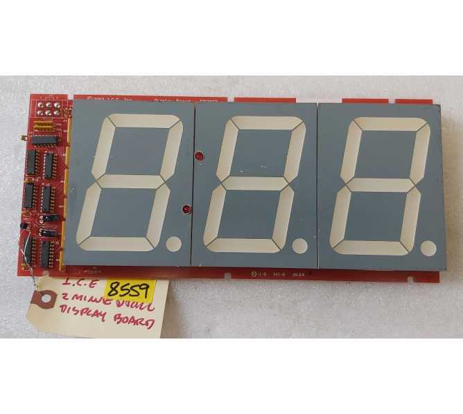 ICE 2 MINUTE DRILL Arcade Game DISPLAY Board #FB2033 (8559)