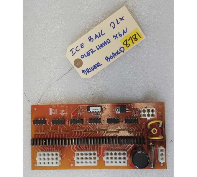 ICE BALL DELUXE Arcade Game MARQUEE DRIVER Board #BZ2036B (8781) 