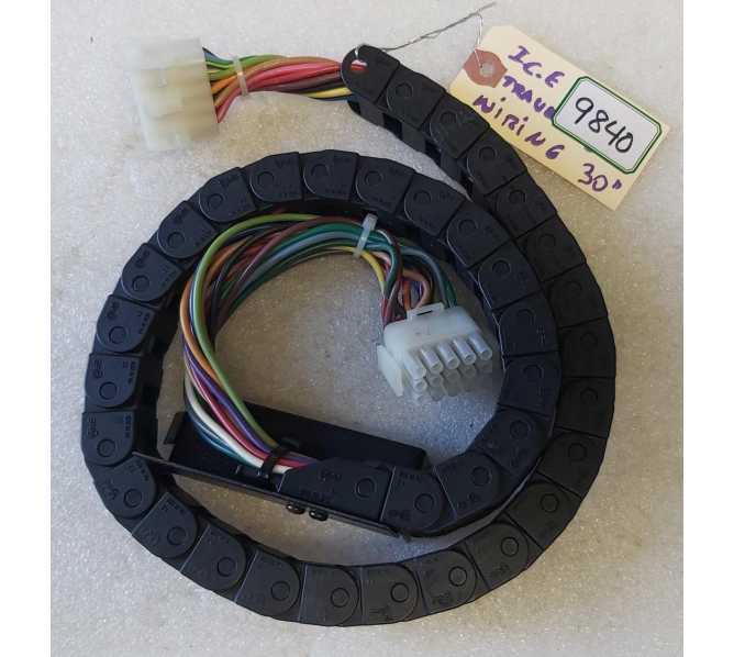 ICE CRANE Arcade Game FLEXIBLE TRAVELLING WIRING HARNESS 30 inch #9840 