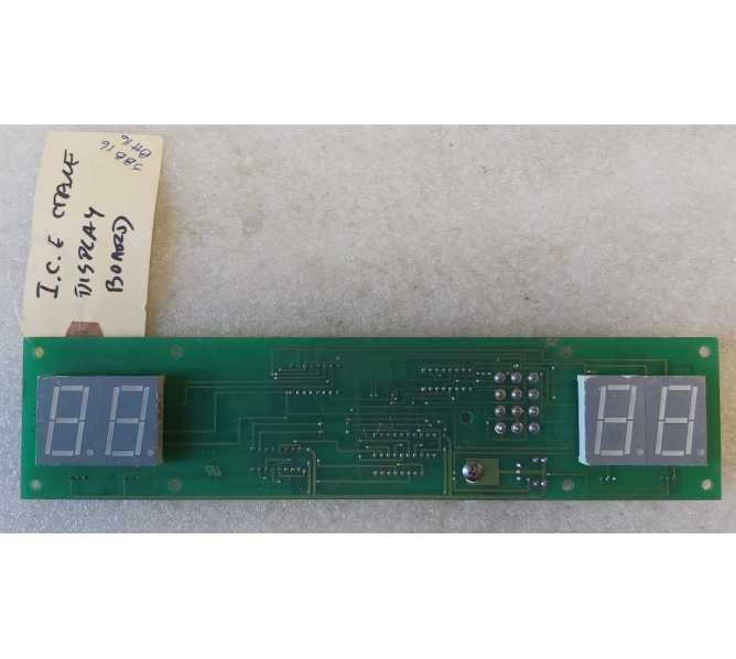 ICE CRANE Redemption Arcade Game DISPLAY Board #CG-032B (2554) 