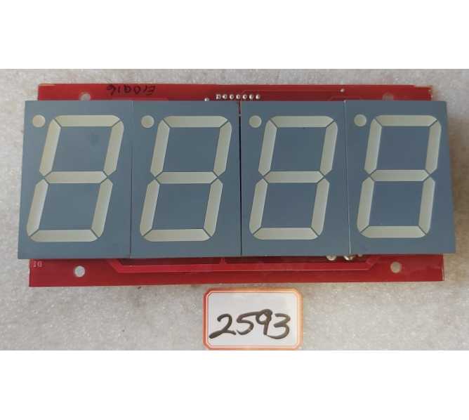 ICE CYCLONE Redemption Arcade Game DISPLAY Board Rev 4 #2593
