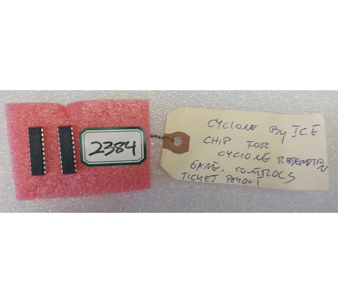 ICE CYCLONE Redemption Arcade Game TICKET PAYOUT CONTROL CHIPS (2384)