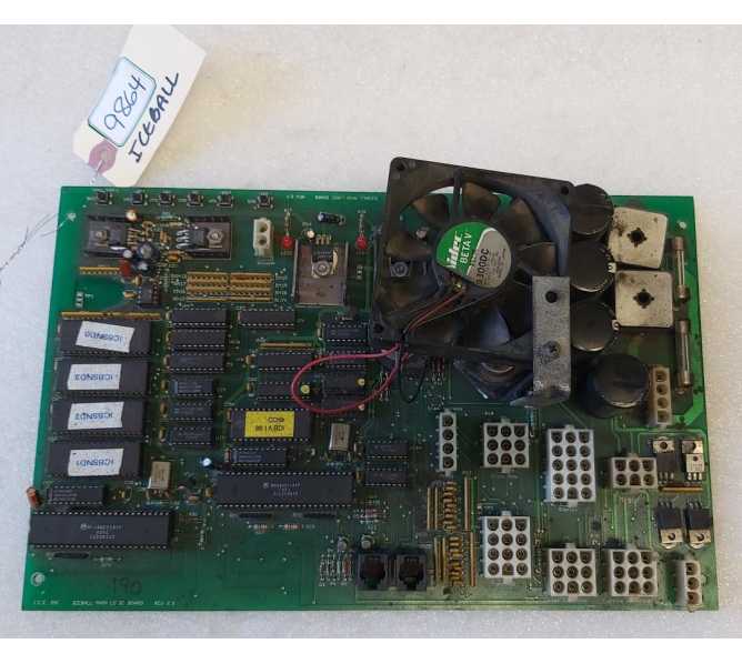  ICE ICEBALL Arcade Game MAIN LOGIC Board #9864 