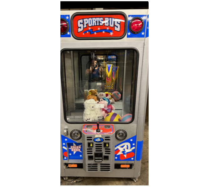 ICE SPORTS BUS Crane Arcade Game for sale