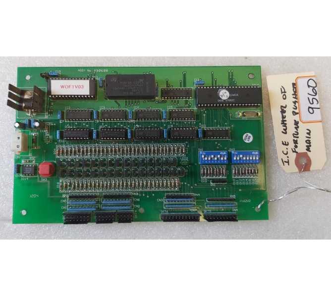 ICE WHEEL OF FORTUNE PUSHER Arcade Game MAIN Board #130608 (9560)  