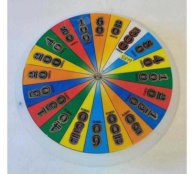 ICE WHEEL OF FORTUNE Pusher Arcade Game COMPLETE SPINNER ASSEMBLY #8899 