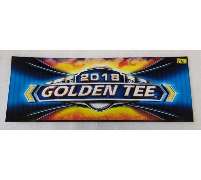 IT GOLDEN TEE 2018 Arcade Game FLEXIBLE Overhead Marquee Header #8961 