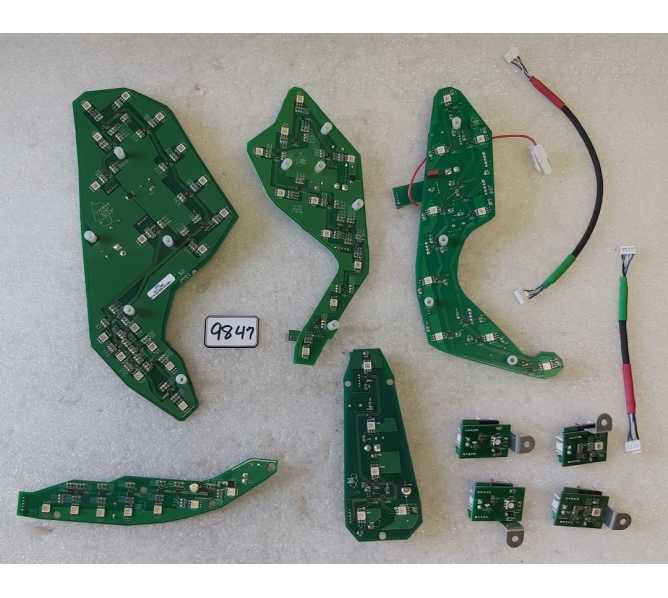 JERSEY JACK WIZARD OF OZ WOZ Pinball Game LIGHT Board Lot #9847