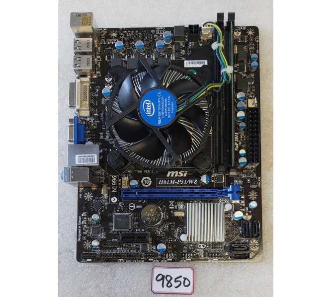 JERSEY JACK WIZARD OF OZ WOZ Pinball Game MOTHERBOARD #15-000000-01 (9850)