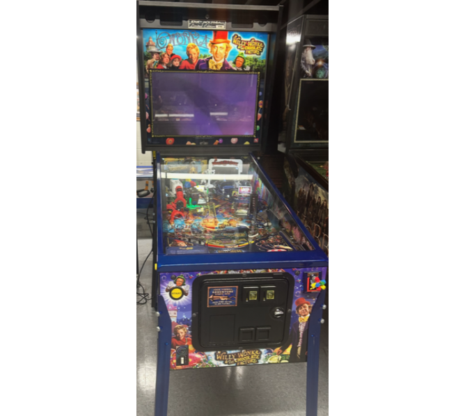 JJP WILLY WONKA & THE CHOCOLATE FACTORY LE Pinball Machine for sale 